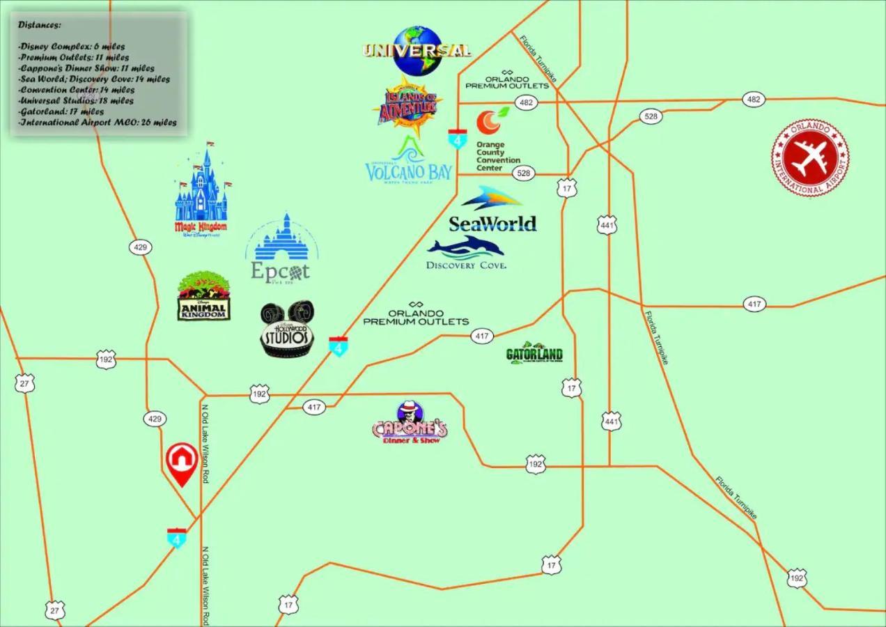 Epic Family Fun! Games & Theme Room, Pool - Encore Resort, Near Disney ออร์ลันโด ภายนอก รูปภาพ